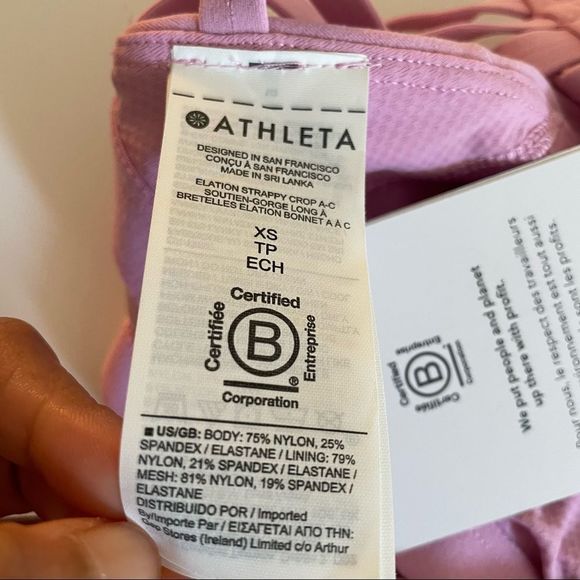 Athleta Elation Strappy Crop A-C - Picture 4 of 11